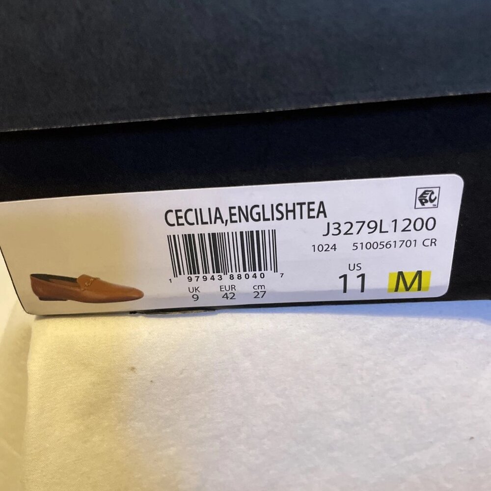 Naturalizer Cecilia Loafer English Tea (Brown) Leather Flats Women's Size 11 New - Picture 10 of 12